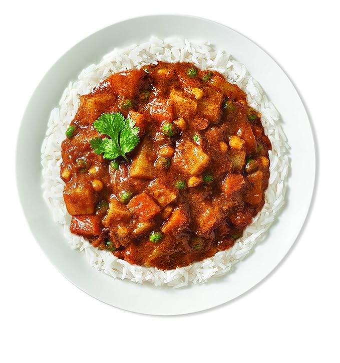 Tasty Bite Vegetable Tikka Masala, 10 Ounce, Pack of 6, Ready to Eat, Microwavable Entree, Vegetables Simmered With Cashews (Packaging may vary)